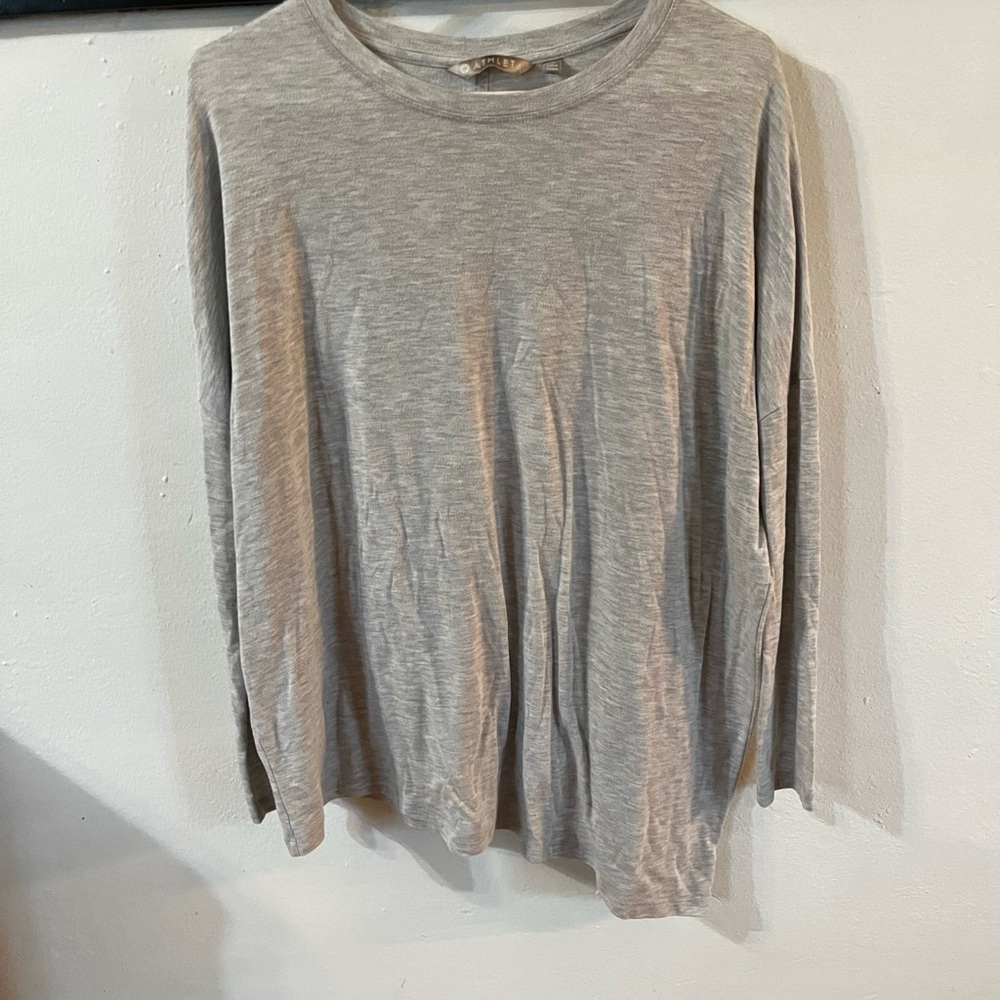 Athleta gray long sleeve